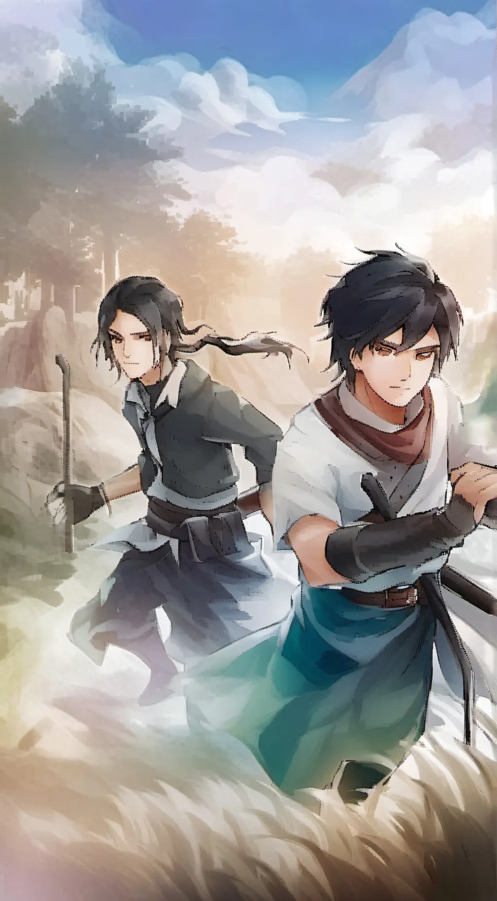 ai character: demon Slayer background