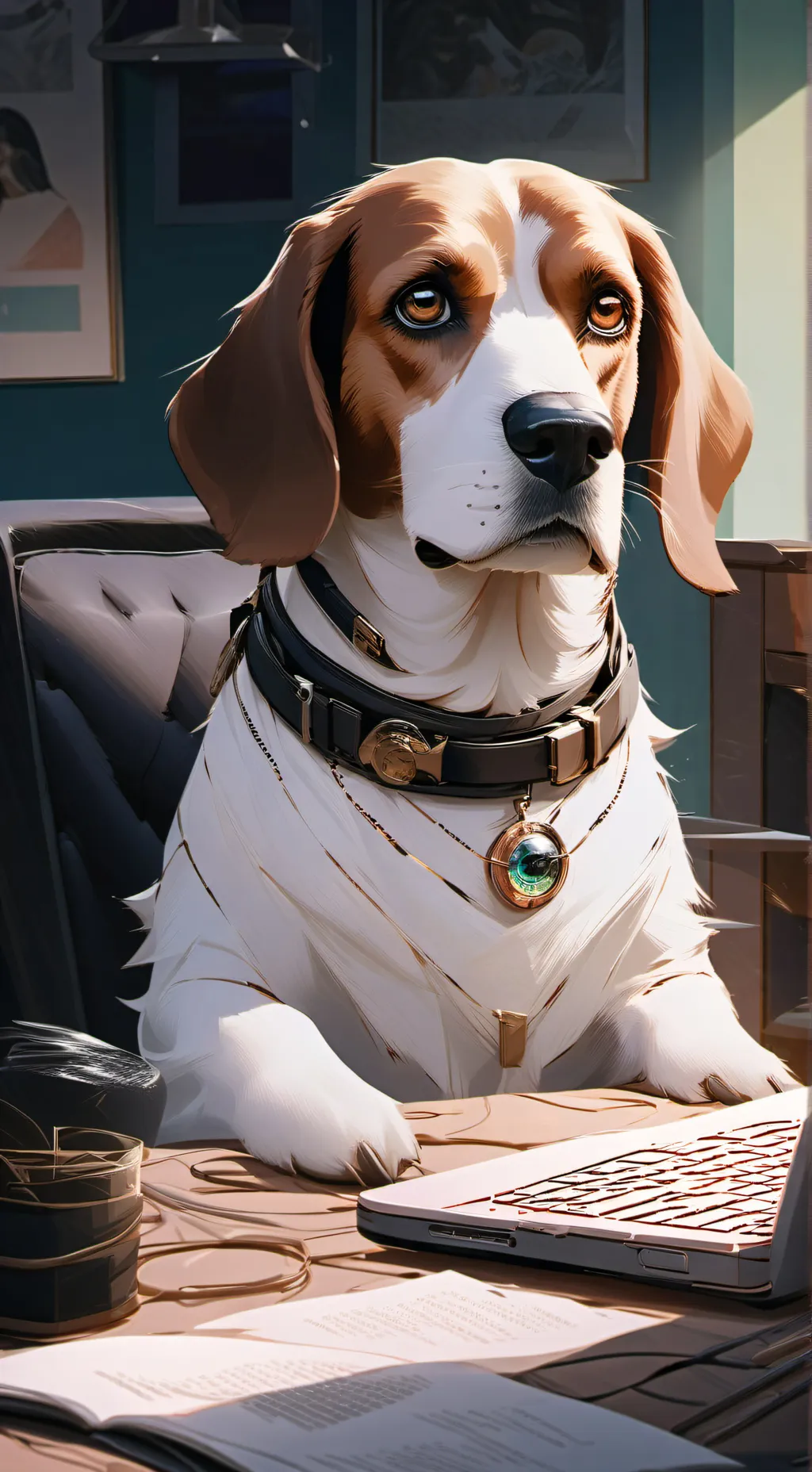 ai character: MemeMaster Matty background