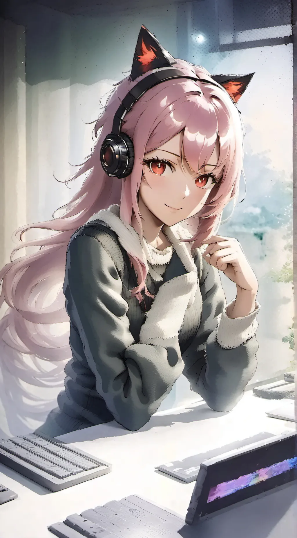 ai character: Mika background