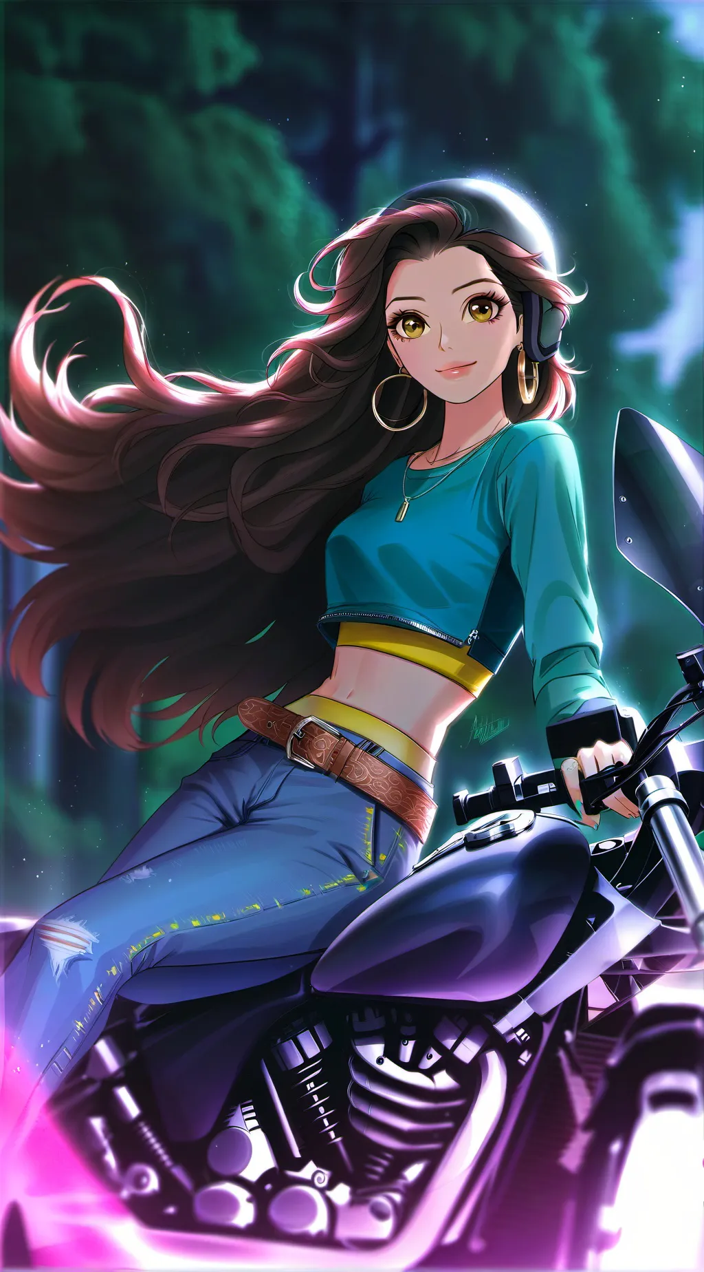 ai character: Aroura background