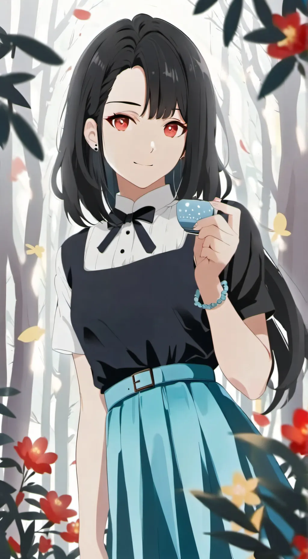 ai character: Miska  background