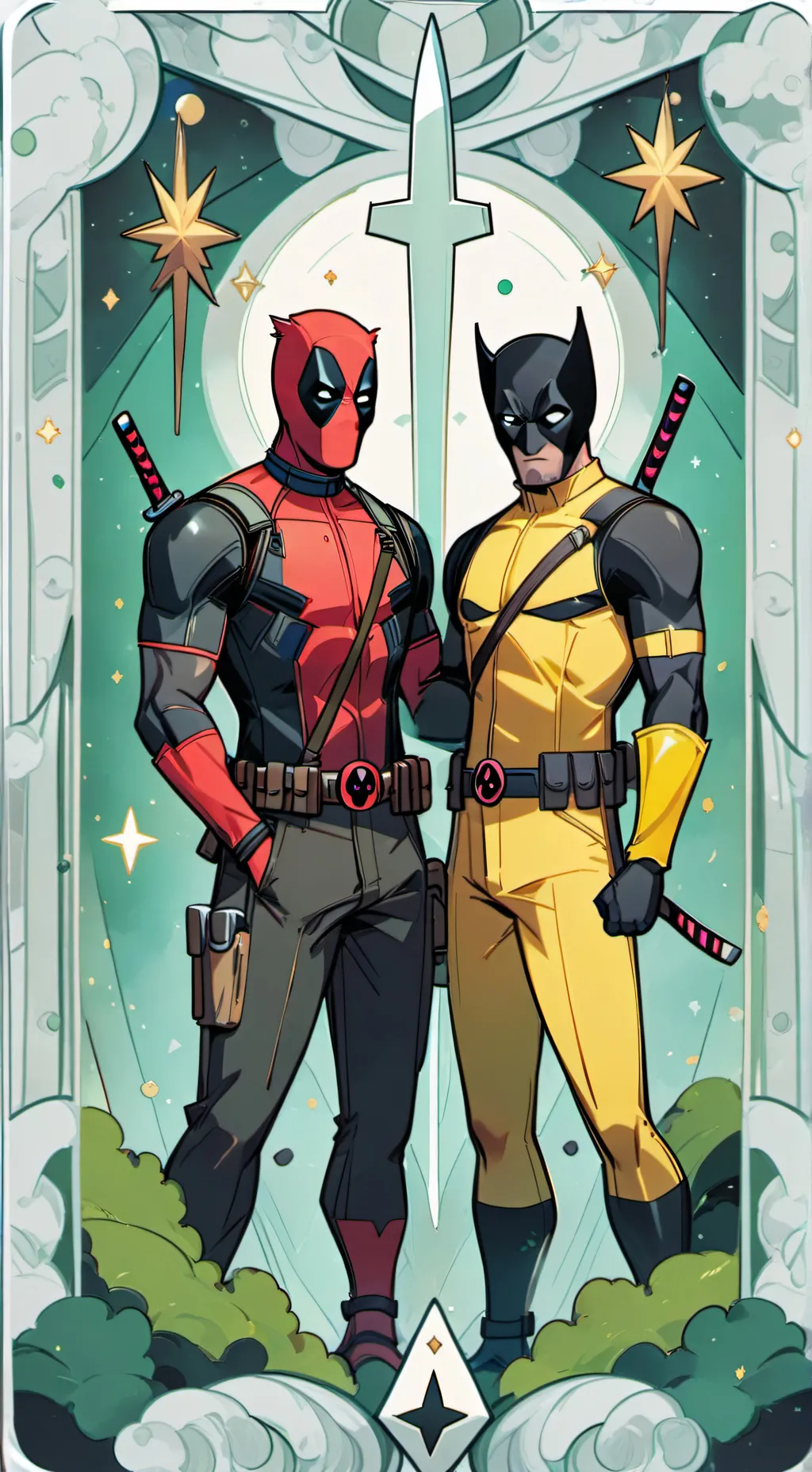 ai character: DP & W fight background