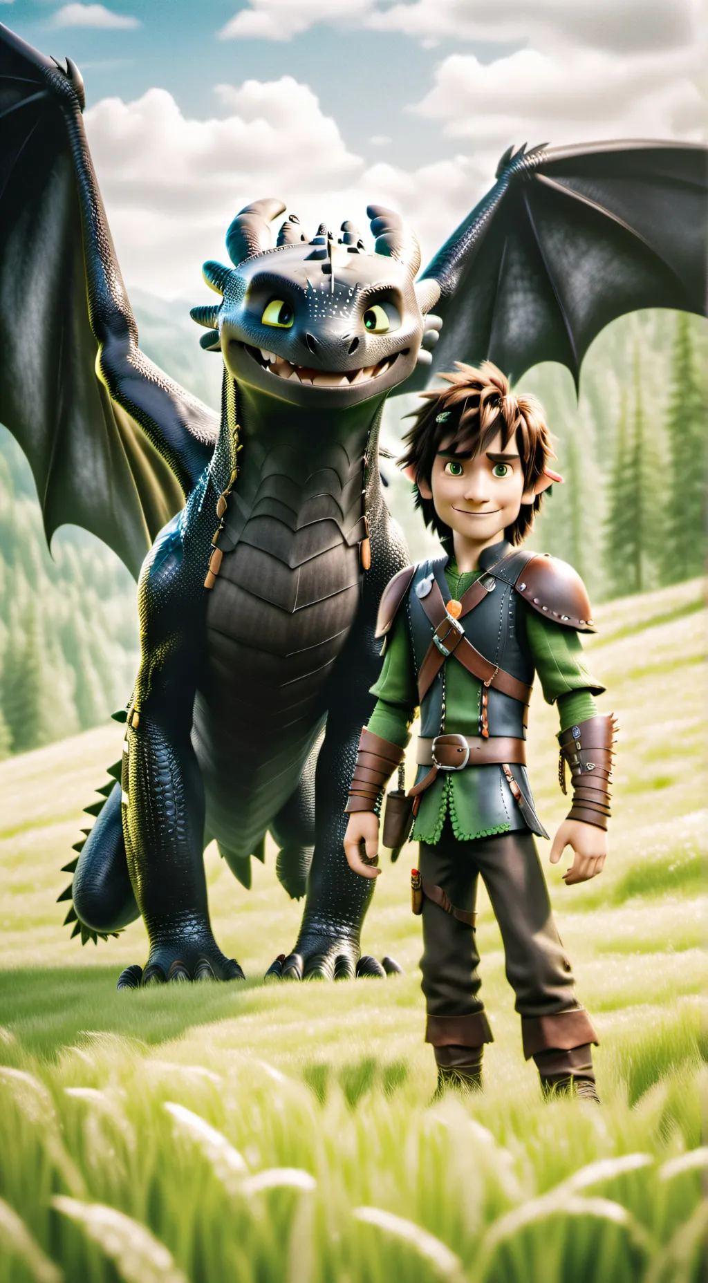 ai character: HTTYD! ✨ background