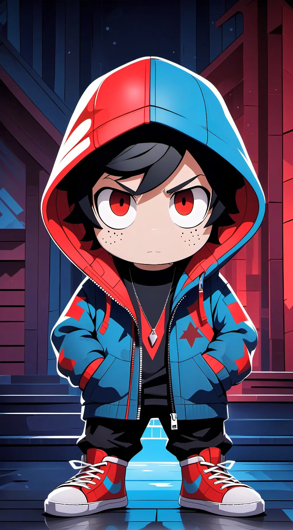ai character: sprunki background