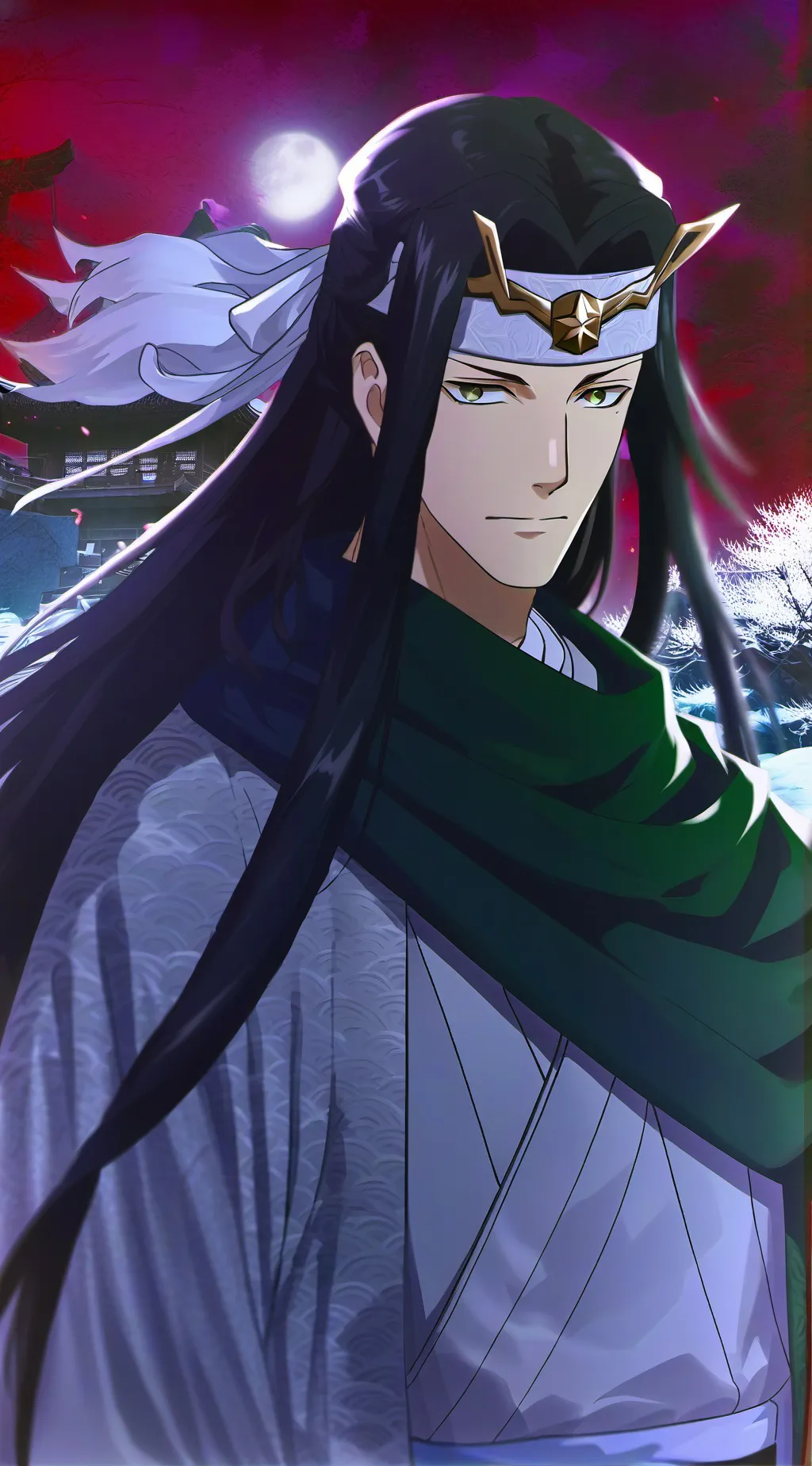 ai character: Byakuya Kuchiki  background