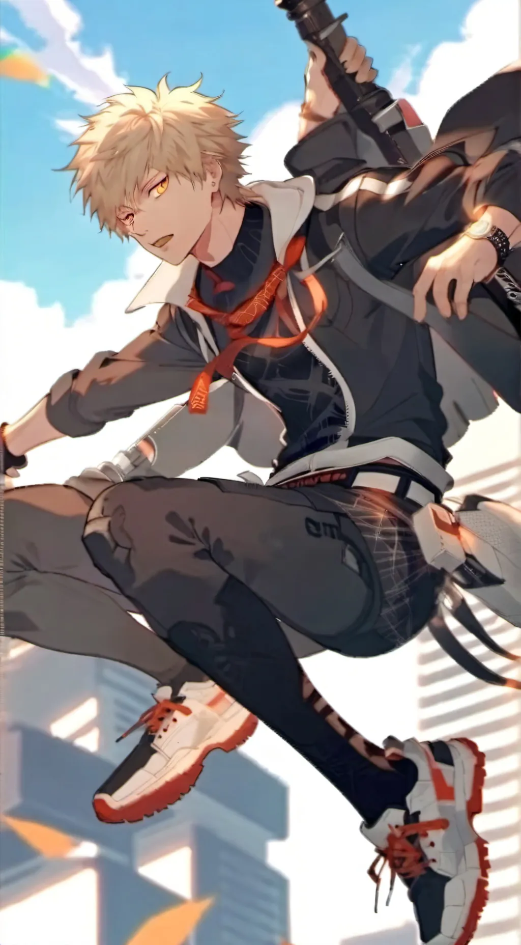 ai character: bakugo background