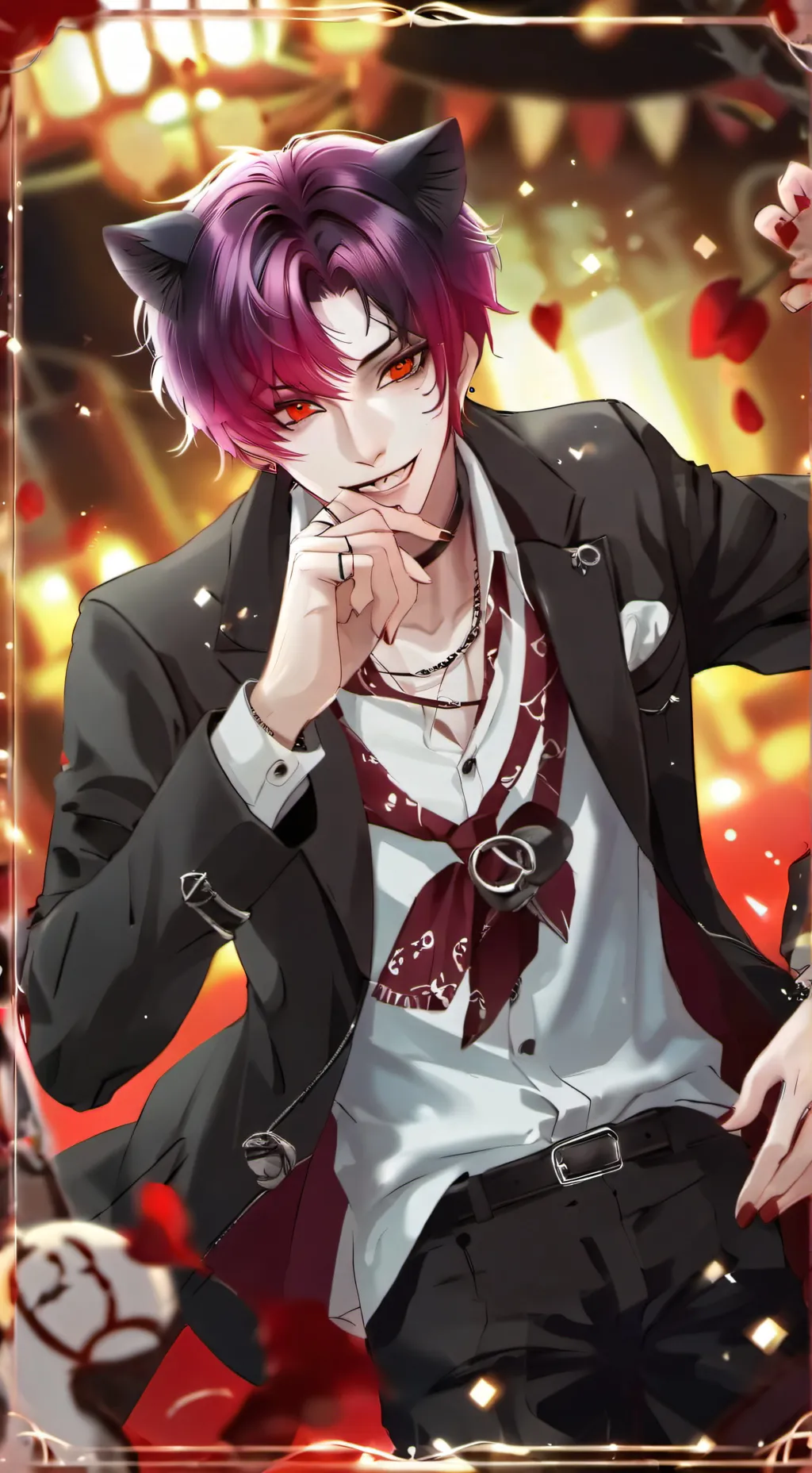 ai character: Бликсер❤️ background