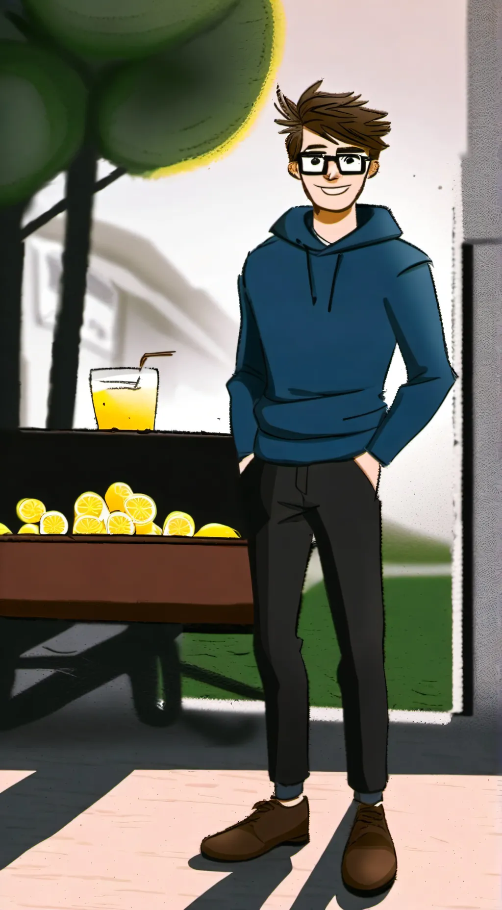 ai character: MrFatso's lemonade background