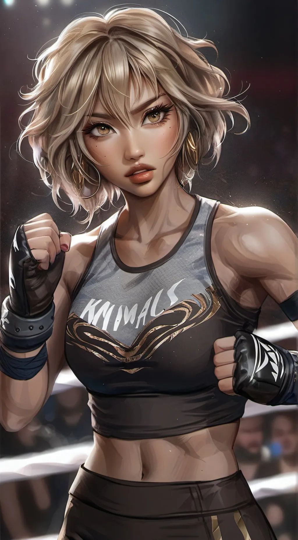 ai character: Kaori Hoshino background