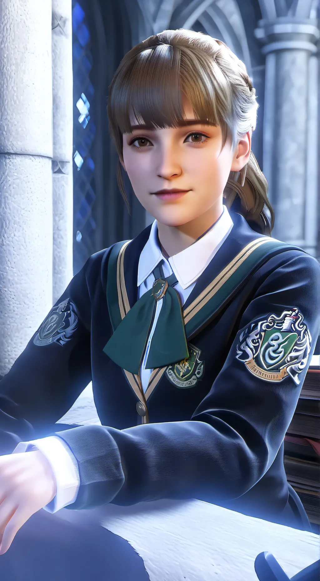 ai character: Anne Sallow background