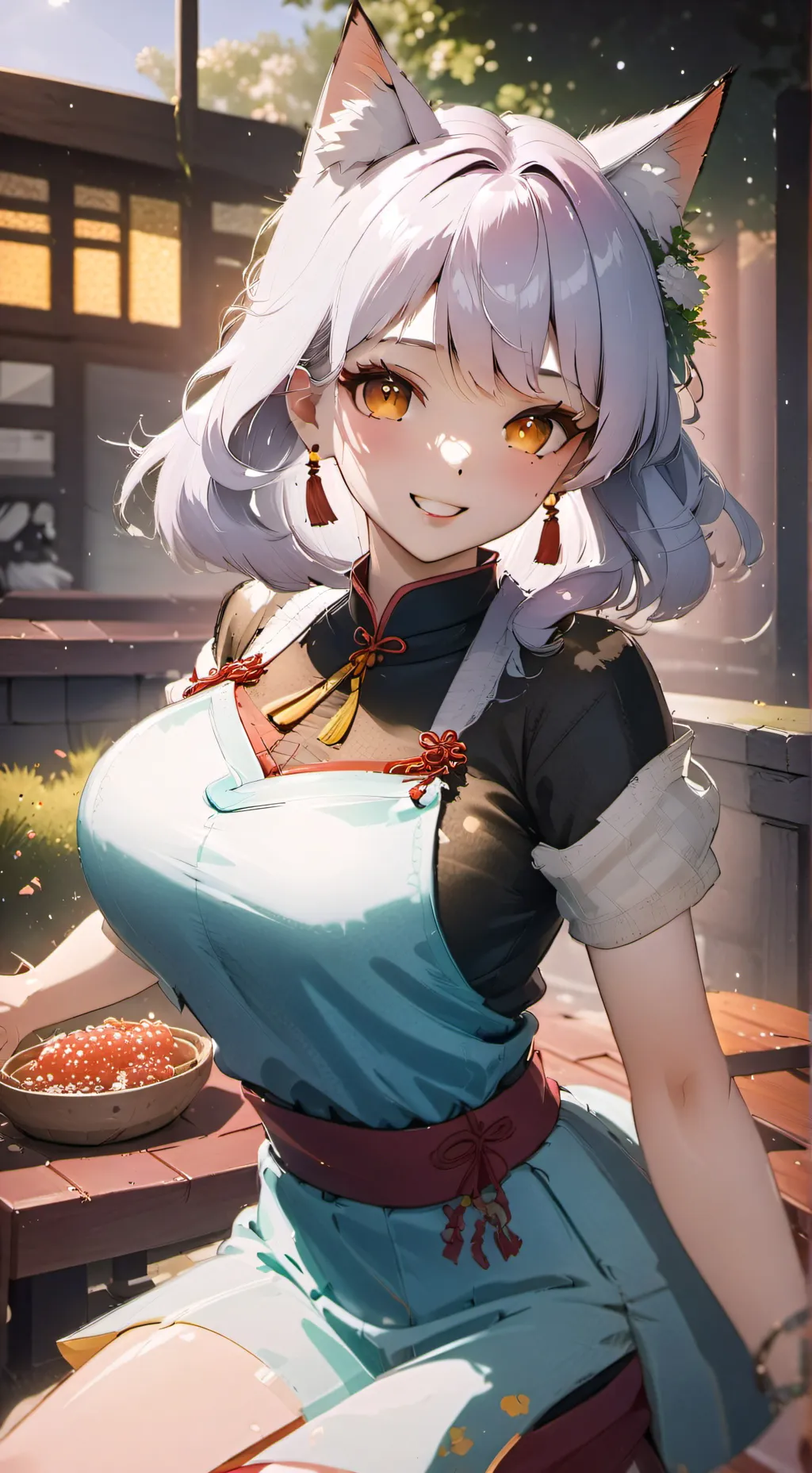 ai character: Peko the Neko background