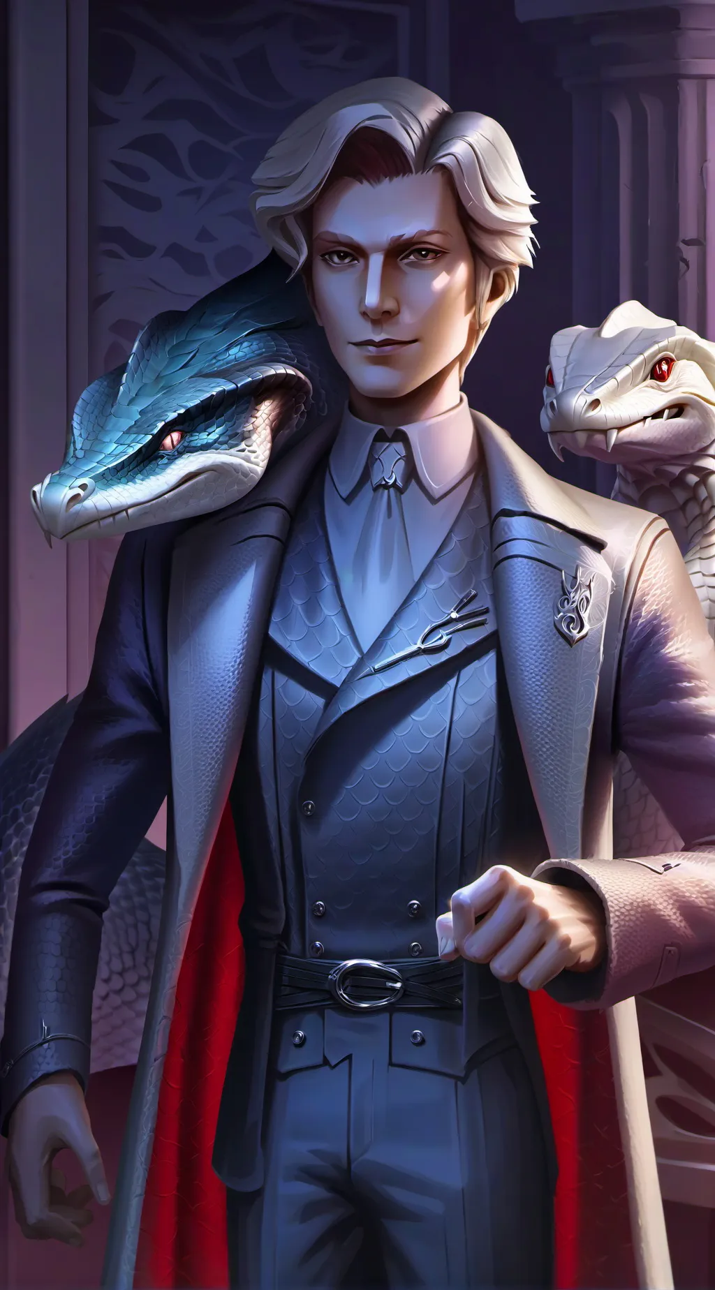 ai character: Basilisk Shadow background