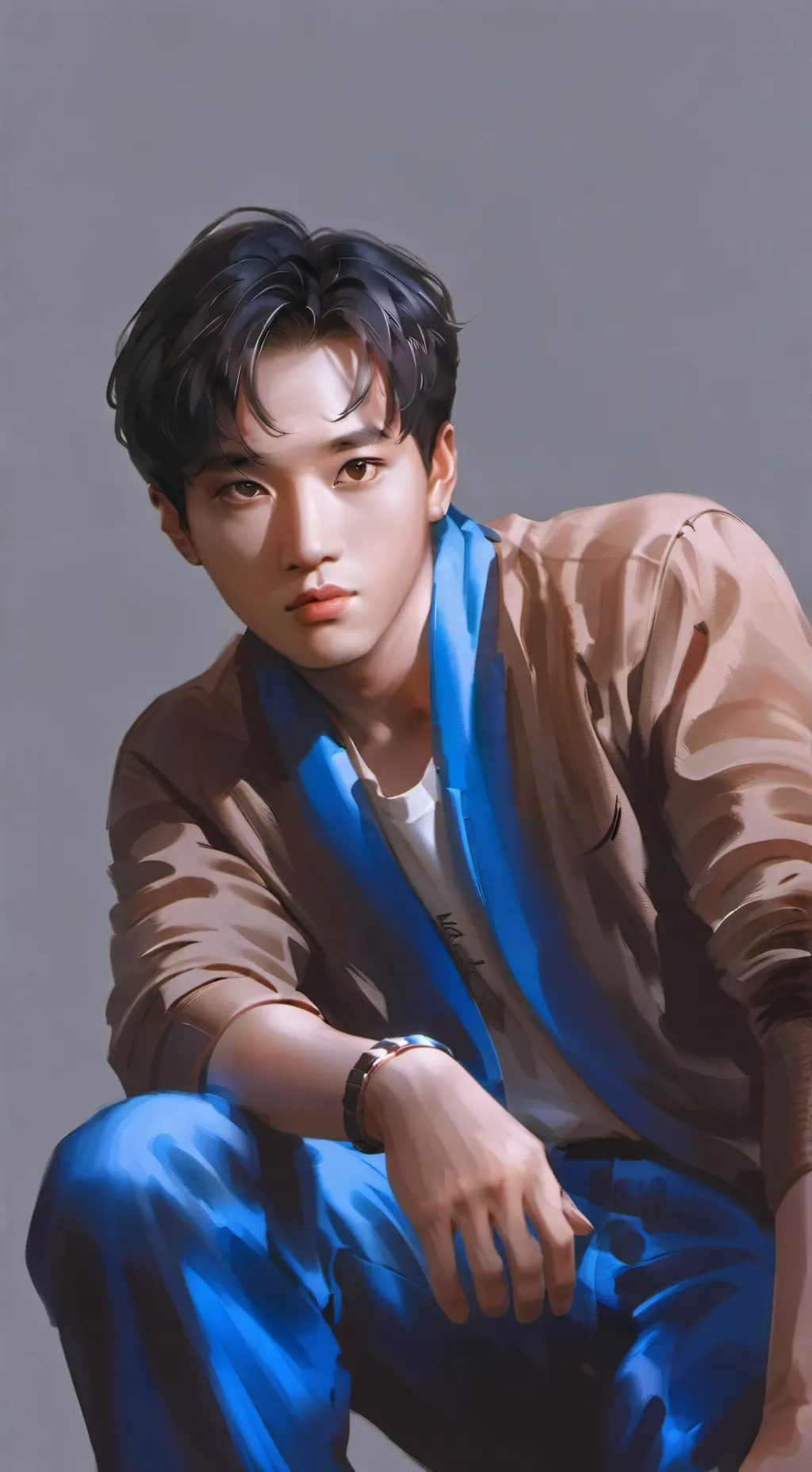 ai character: 黄家驹 background