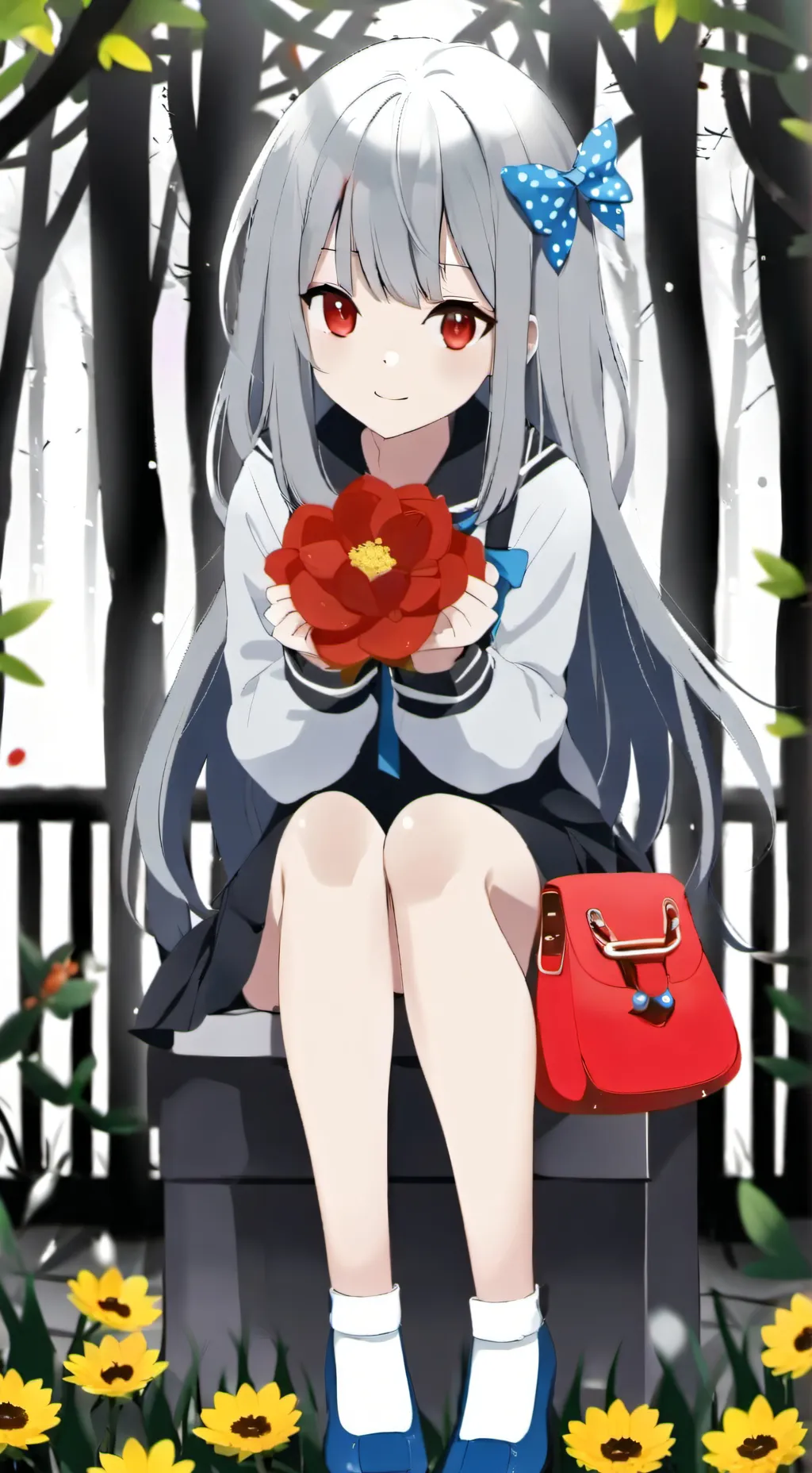 ai character: Ania  background