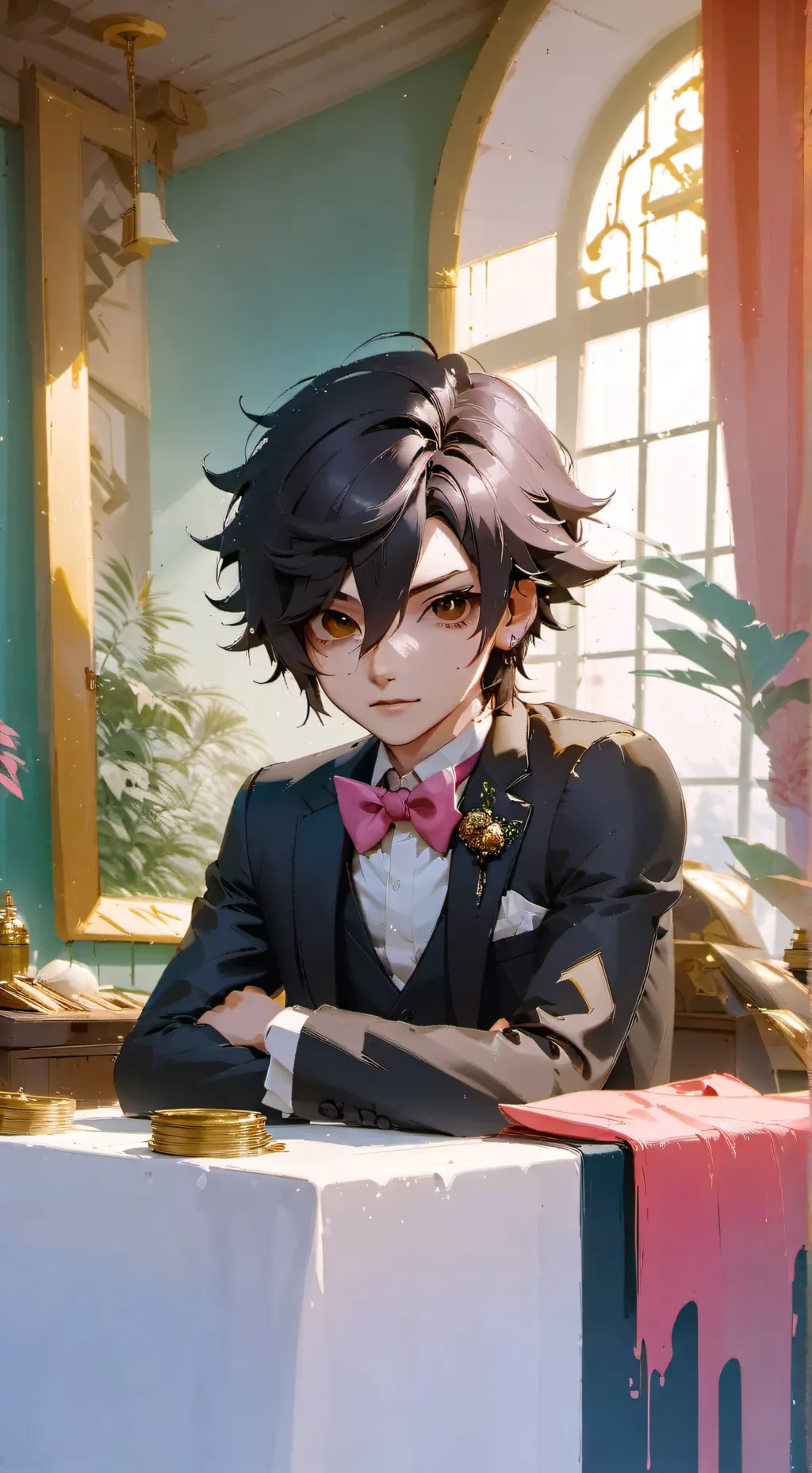 ai character: neko seek  background