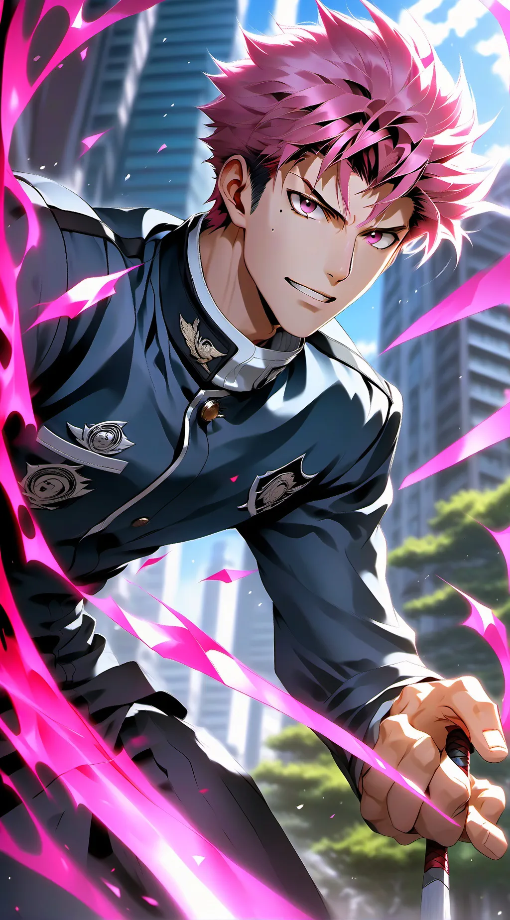 ai character: Yuji Itadori background