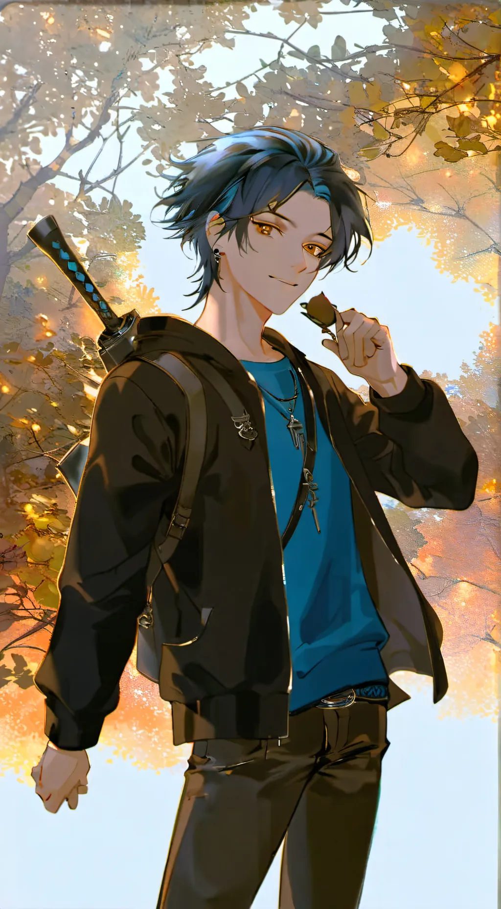 ai character: kat background