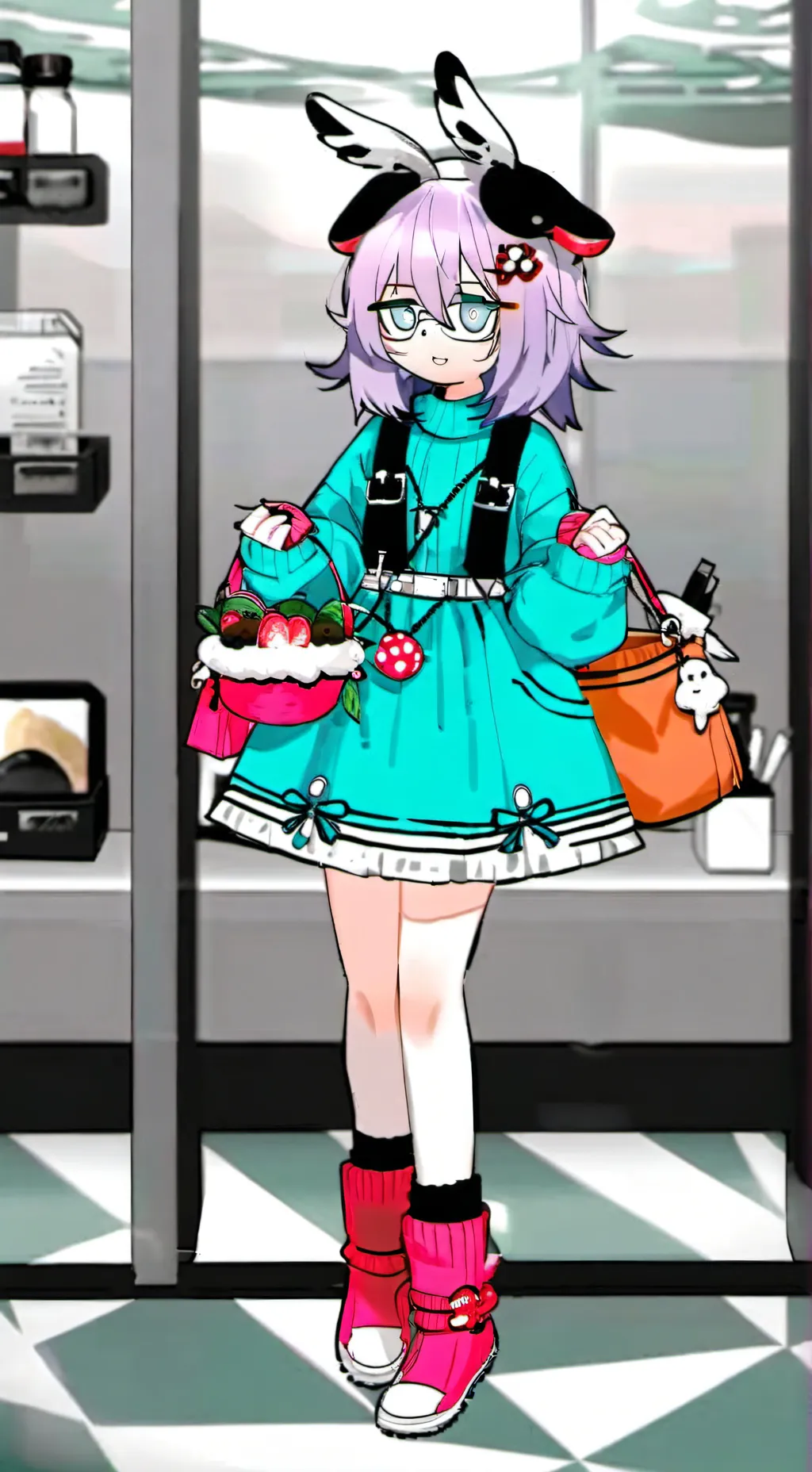 ai character: Лили  background