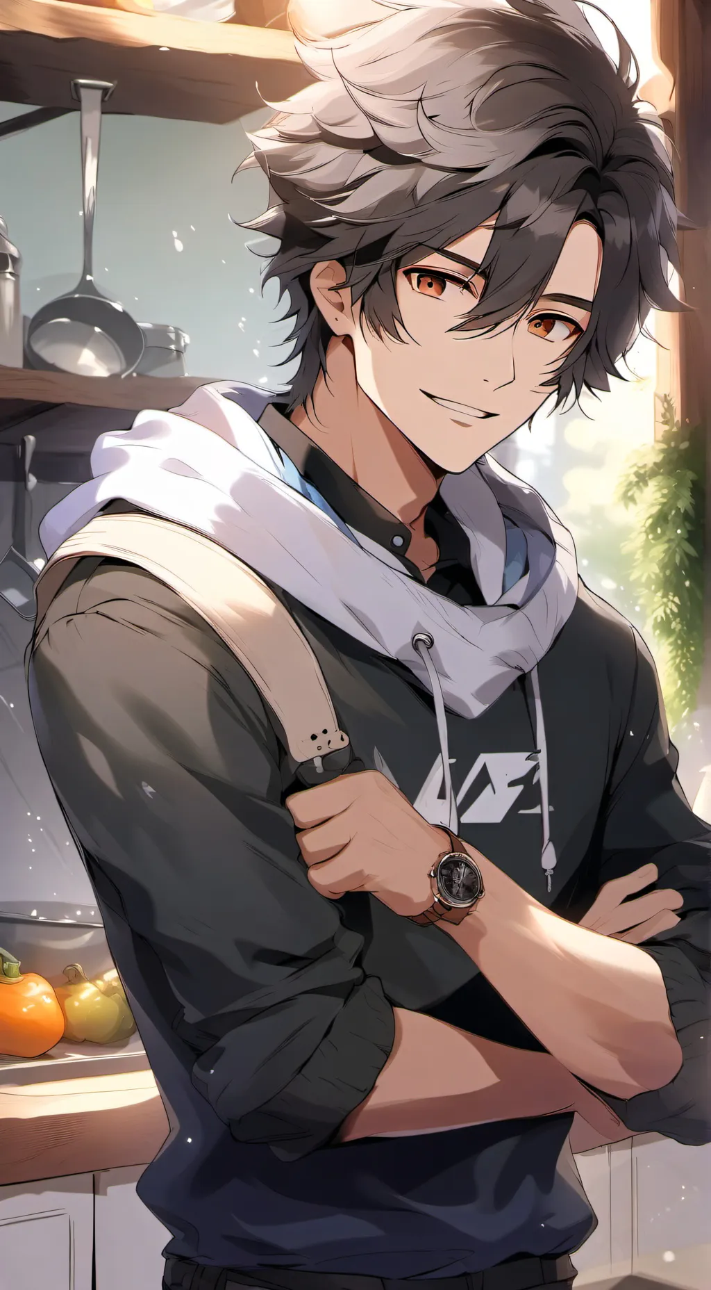 ai character: Miles background