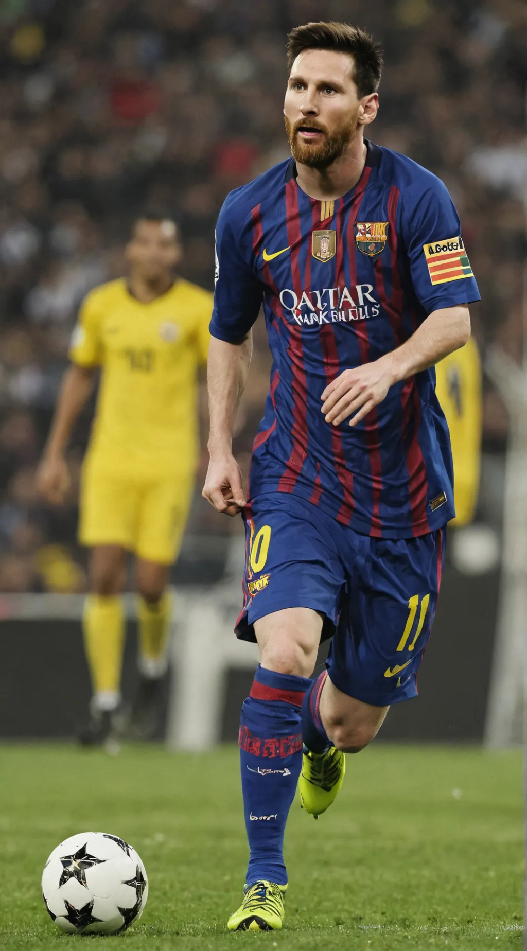 ai character: Lionel Messi background