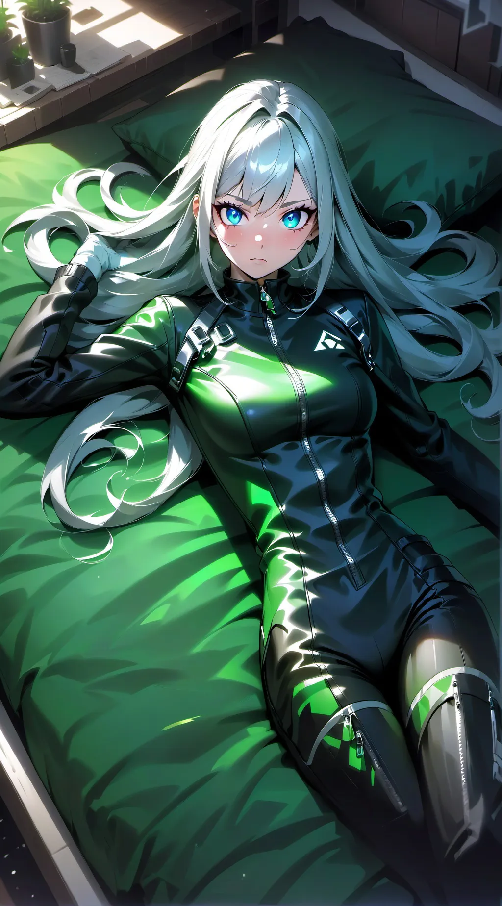 ai character: suit background