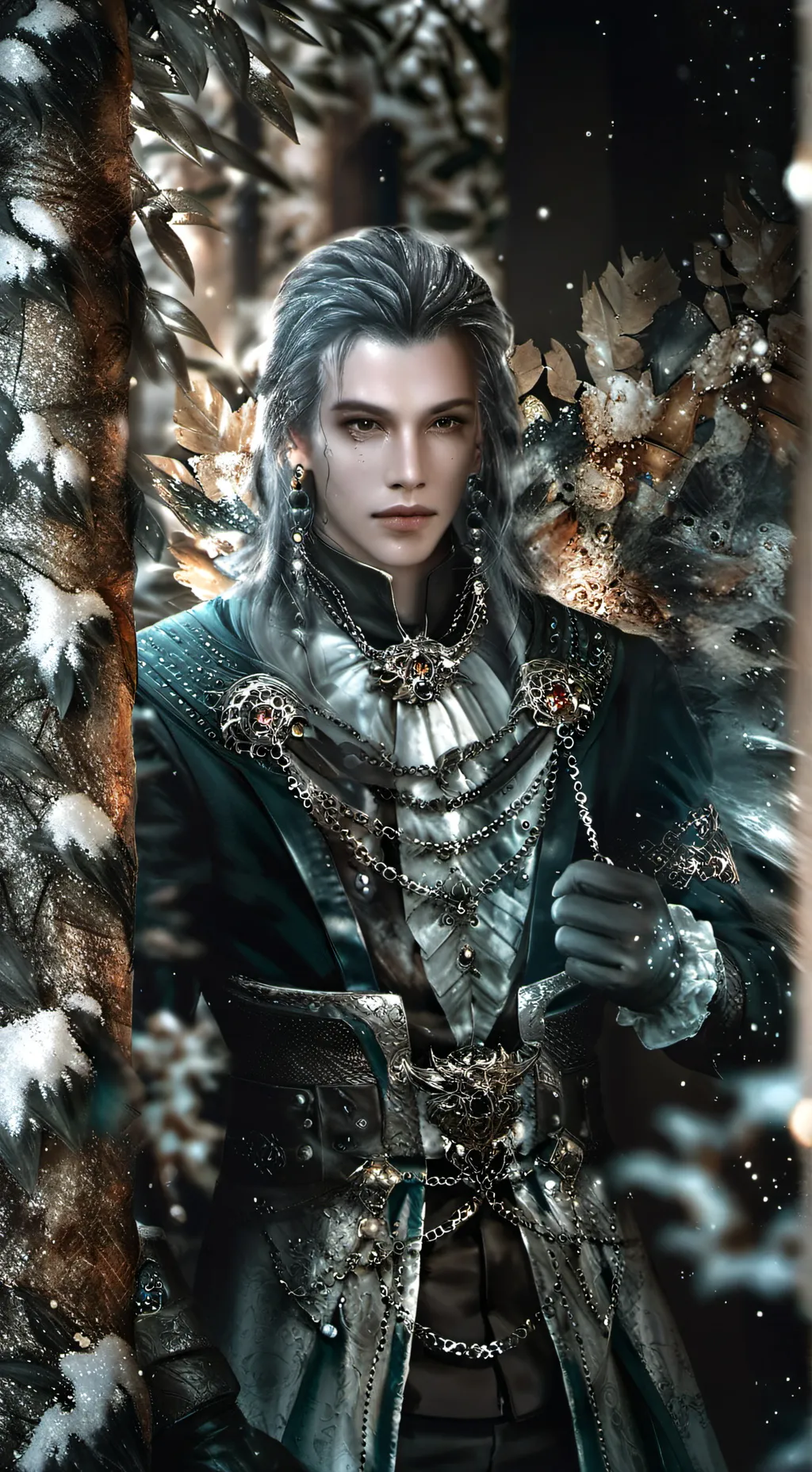 ai character: Гир background