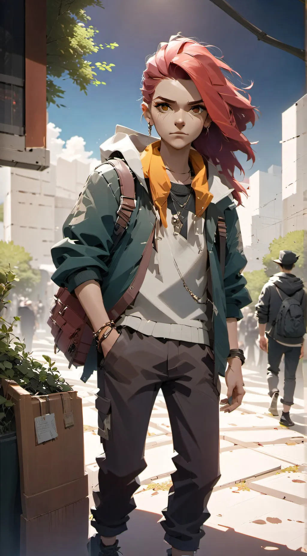 ai character: Vi (episode 3) background