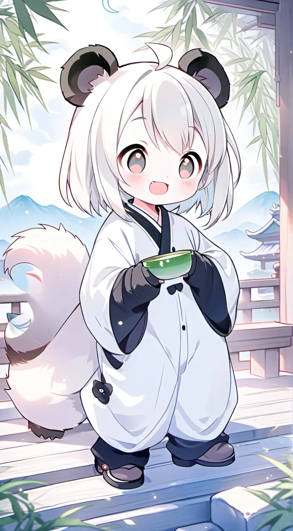 ai character: Spirit Panda background