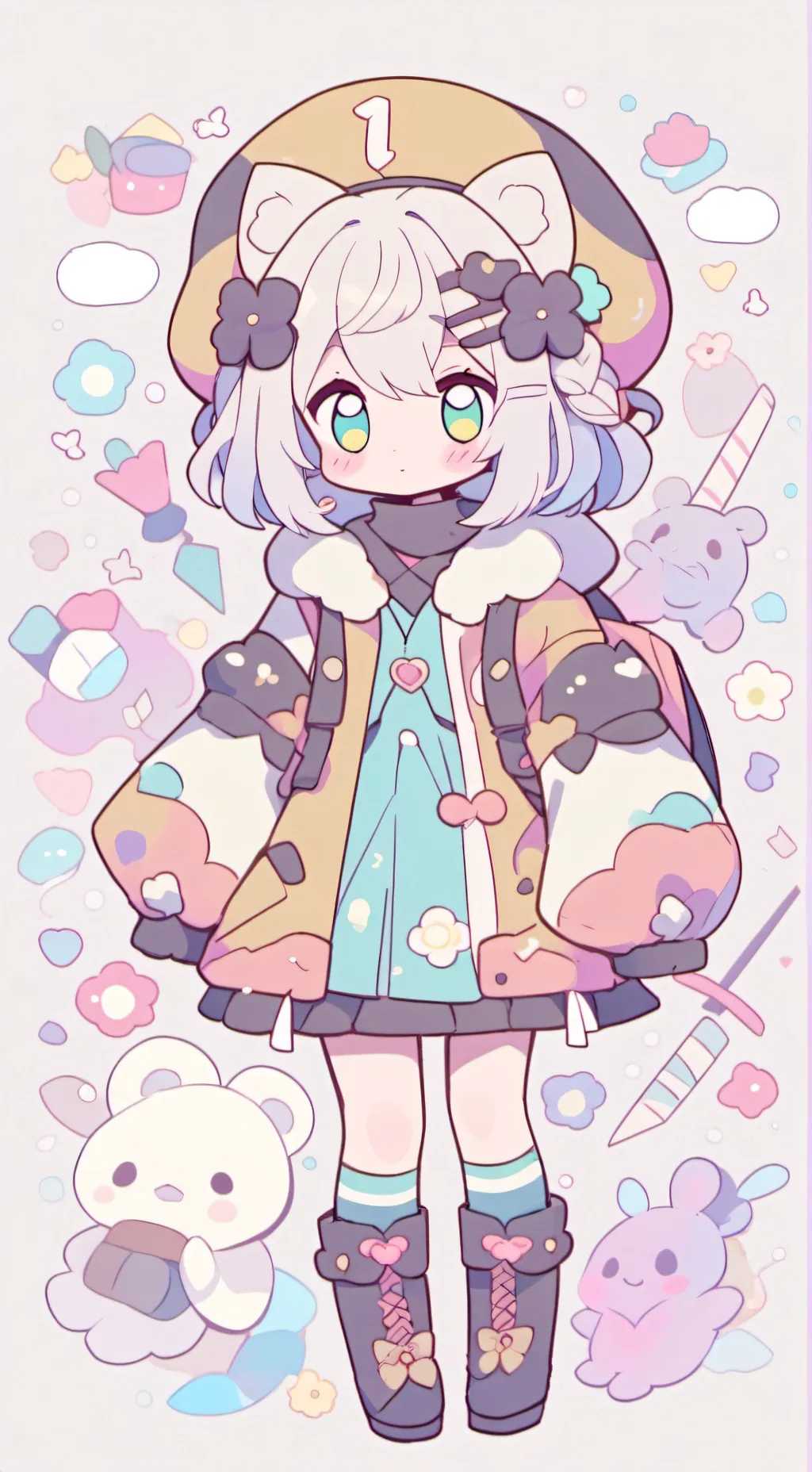 ai character: hello. background