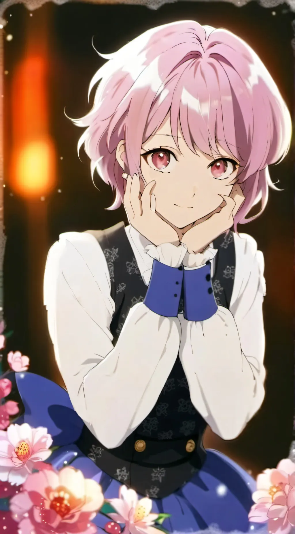 ai character: Sasha Bright background