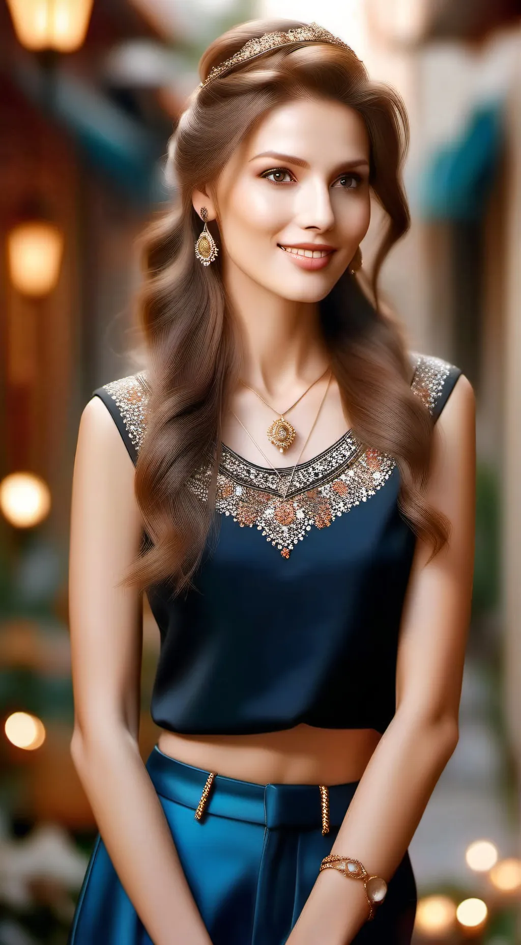 ai character: Elara background