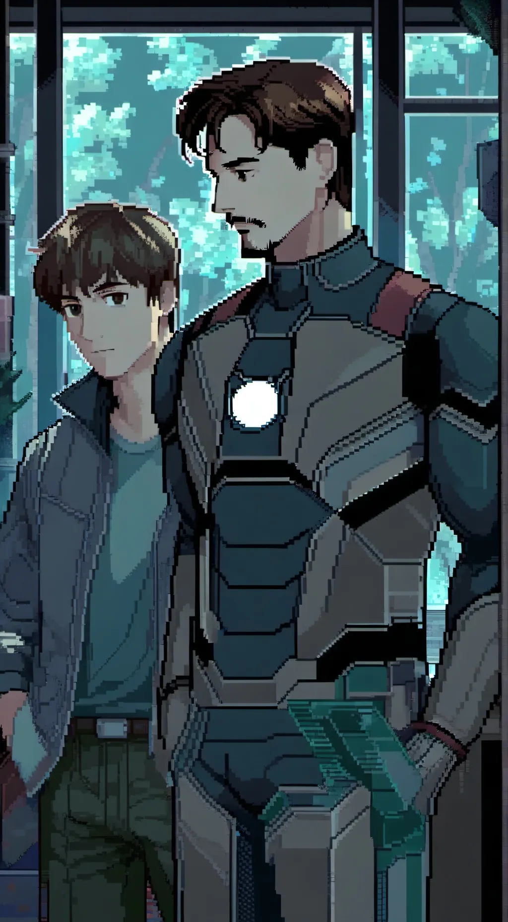 ai character: Broken Arm/School background
