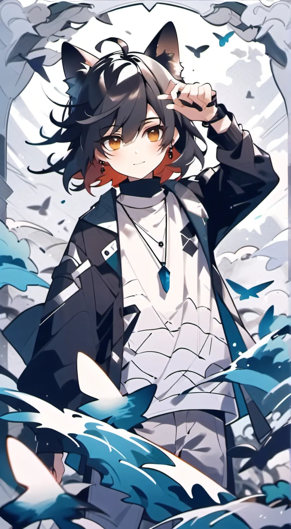 ai character: MHA SLEEPOVER background
