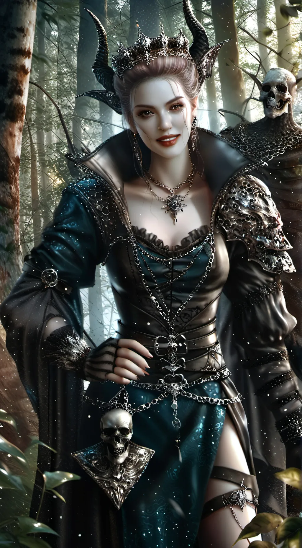 ai character: Demon Queen background