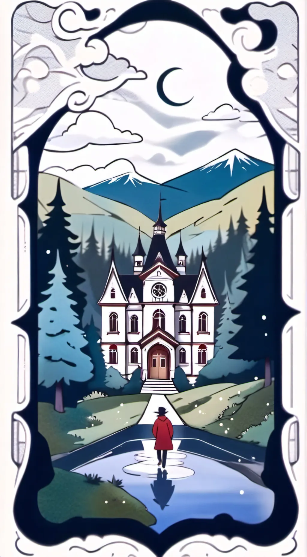 ai character: Magical school background