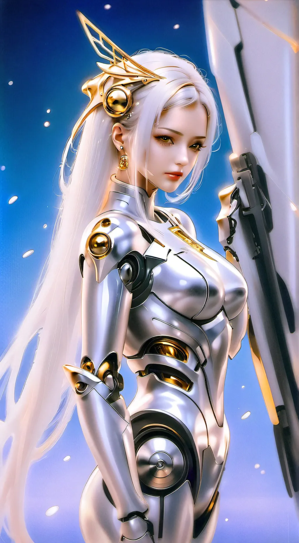 ai character: robot 1928 background
