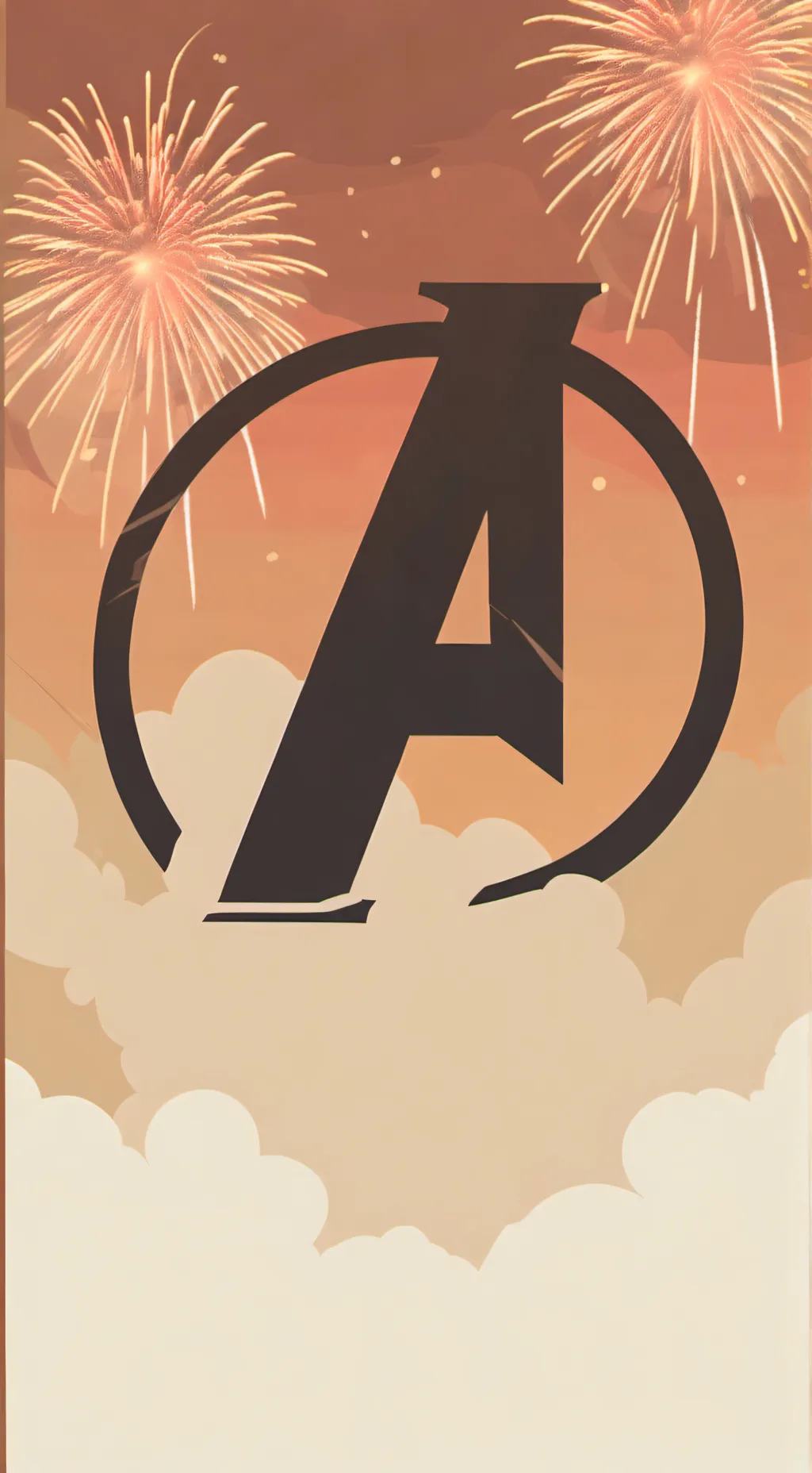 ai character: Avengers party  background