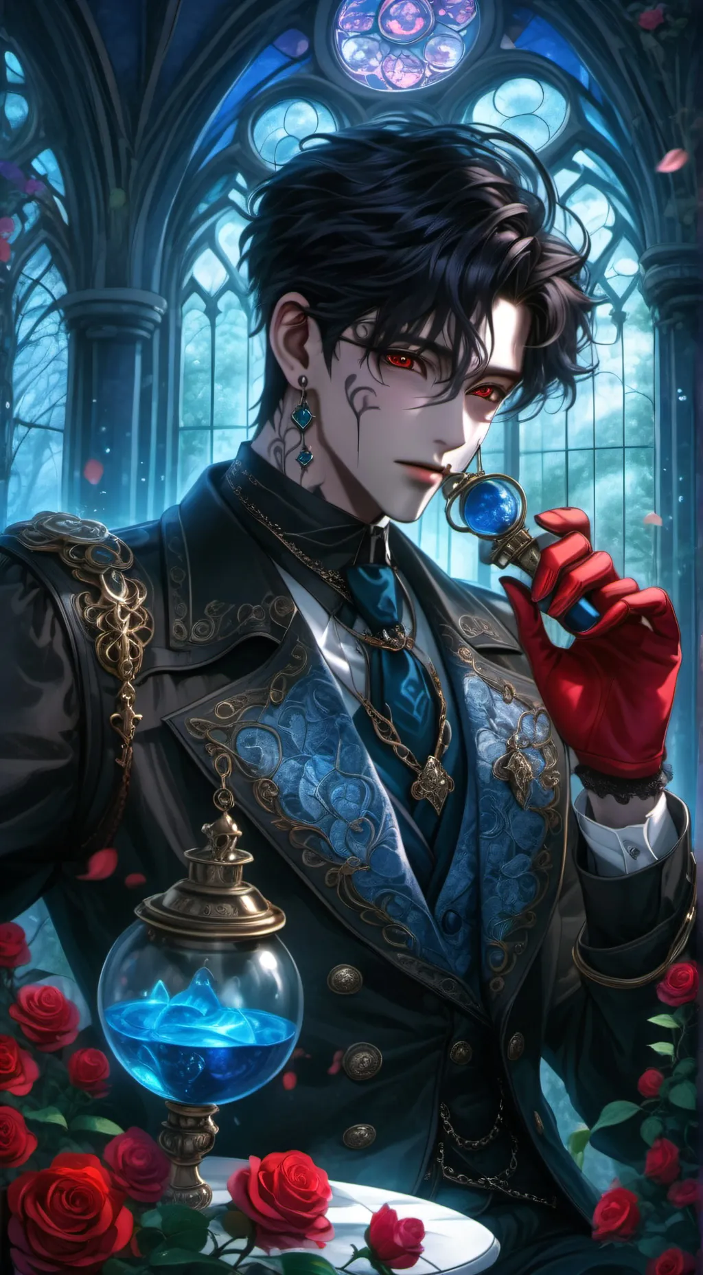 ai character: Fluffy background