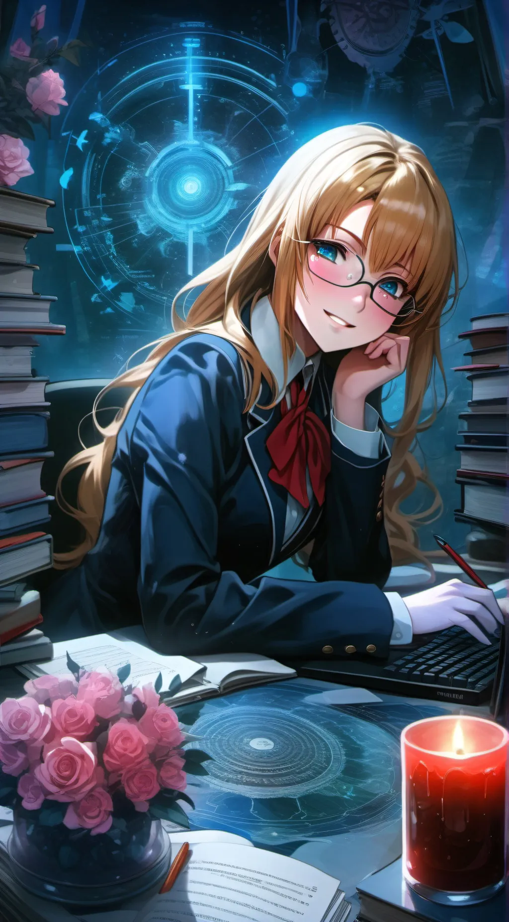 ai character: Mika background