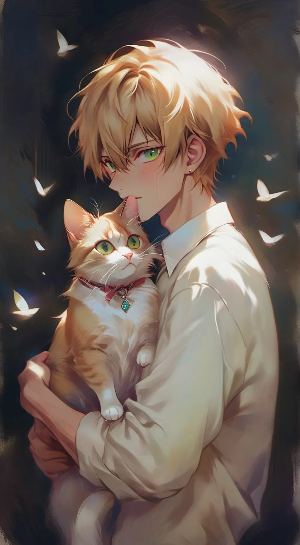 ai character: zenitsu  background