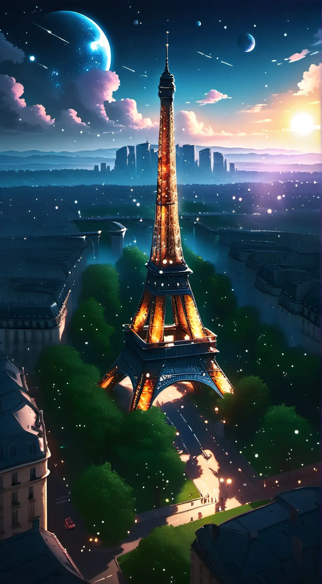 ai character: Miraculous ladybug background