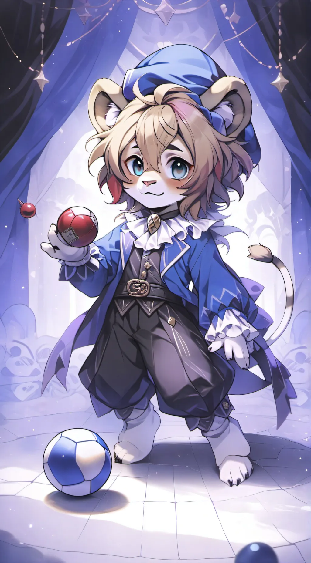 ai character: Leeon the Lion background