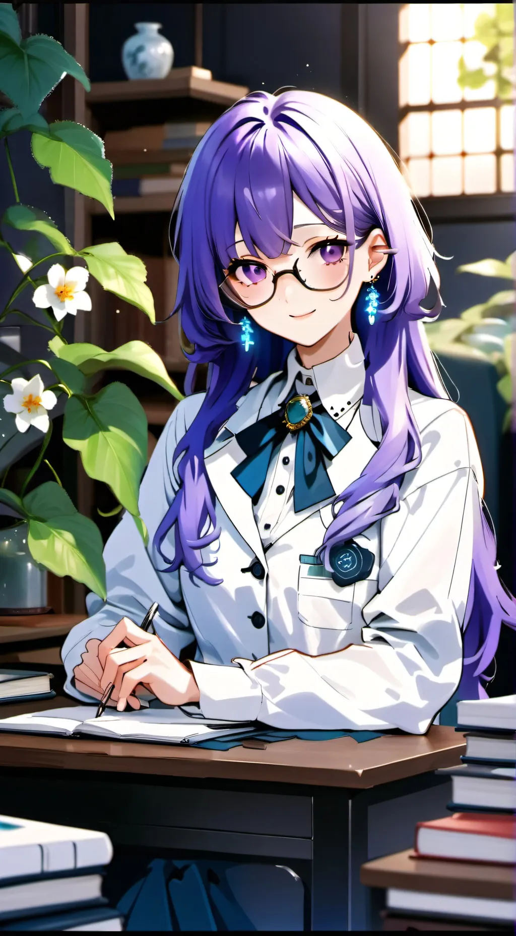 ai character: Himari background