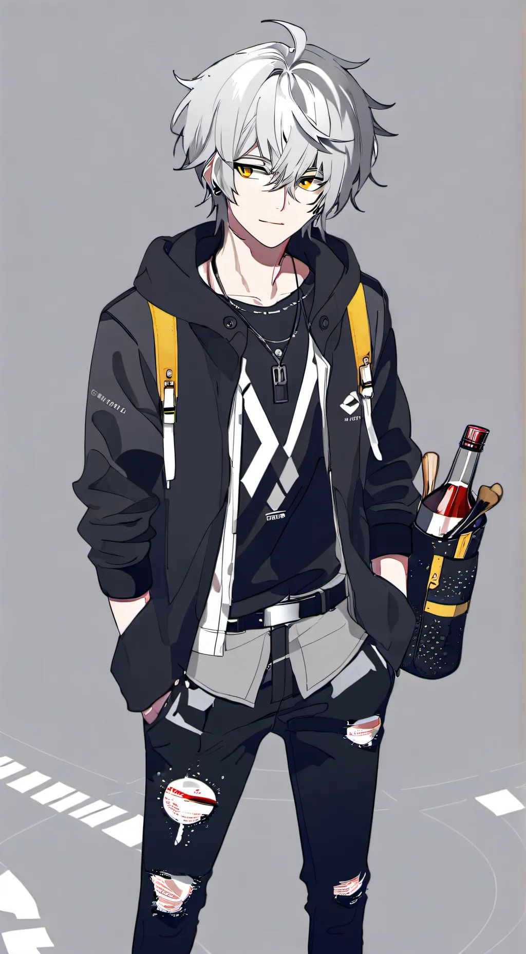 ai character: lucas  background