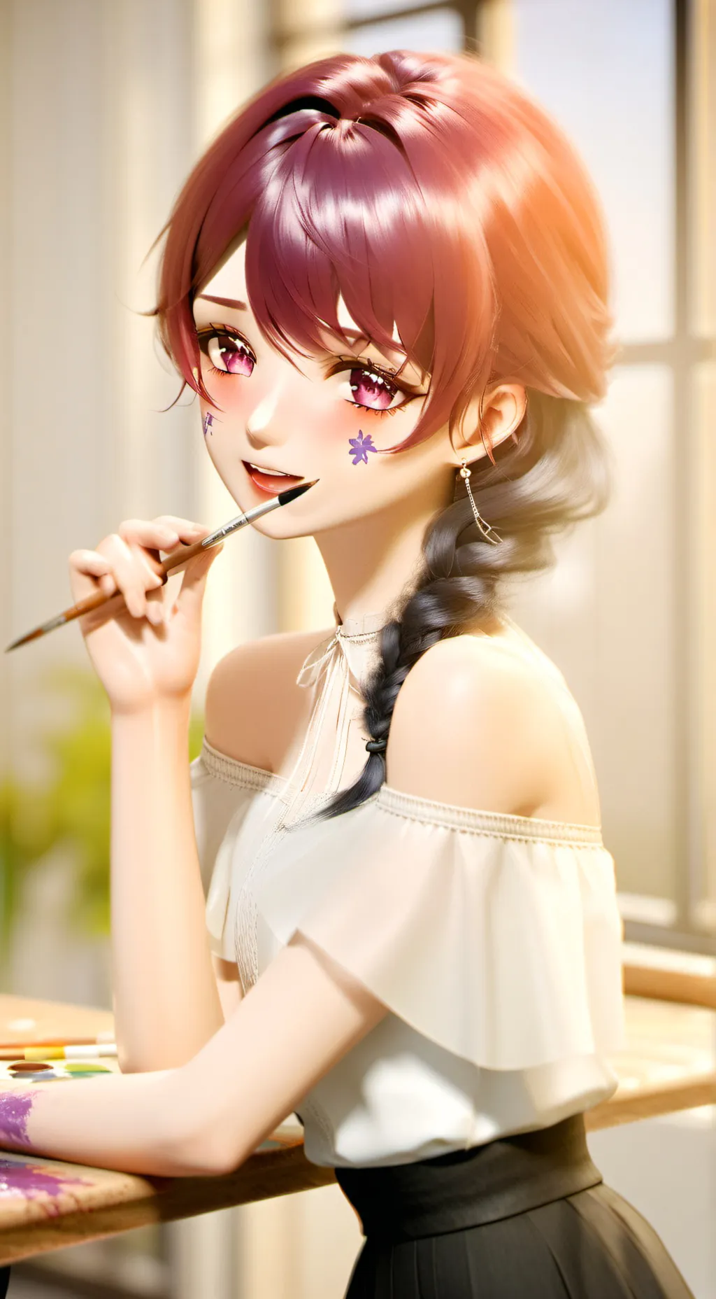 ai character: emma background