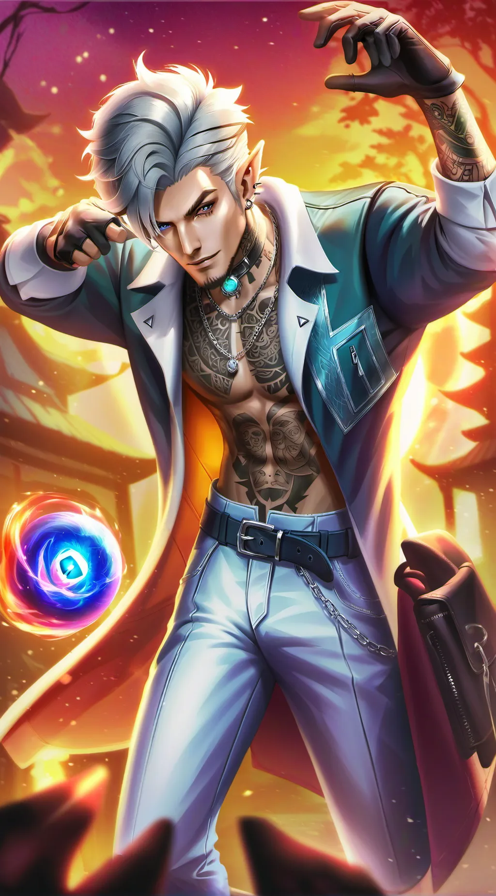 ai character: Ian Mansfield  background