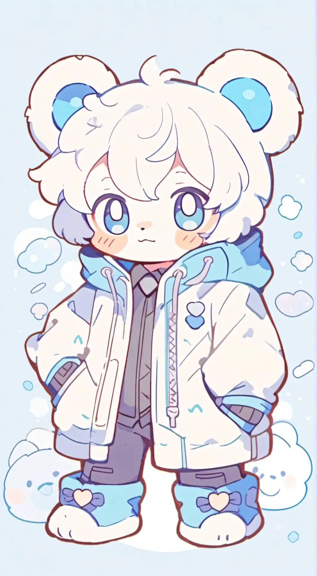 ai character: Sky (Sprunki) background