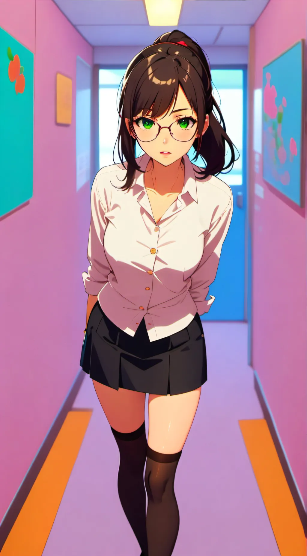 ai character: Sasha background