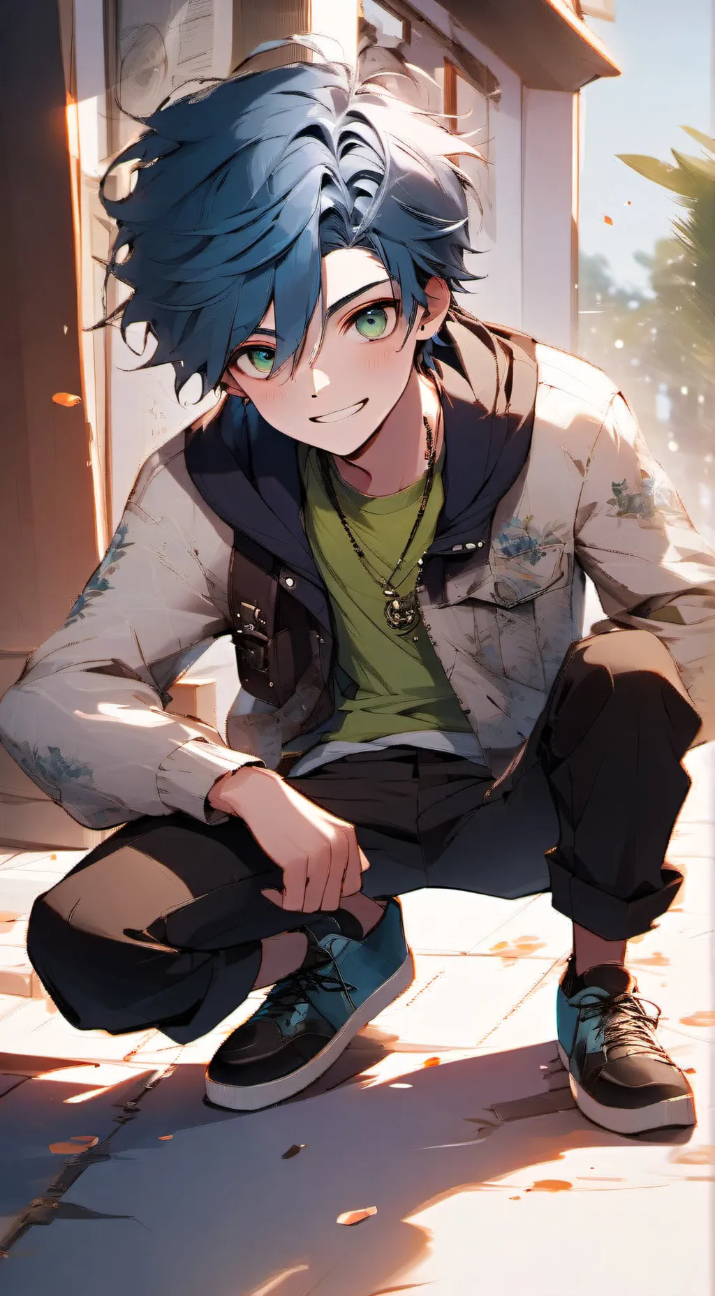 ai character: Sonic background