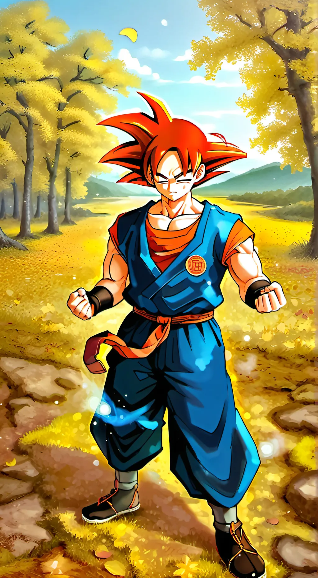 ai character: Son Goku background